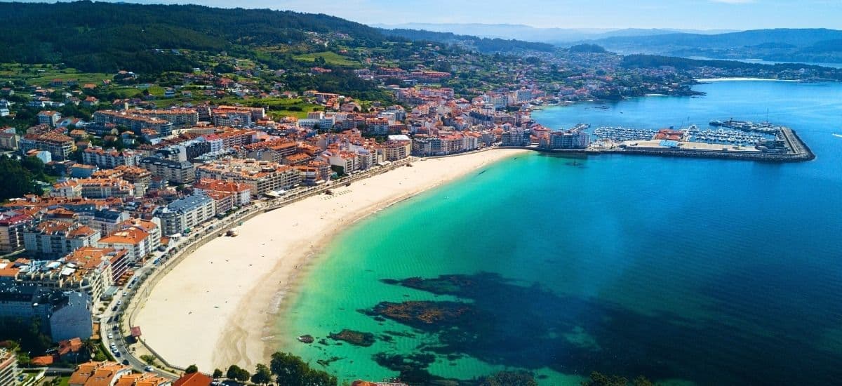 the coast of spain in galicia where the albarino grape thrives